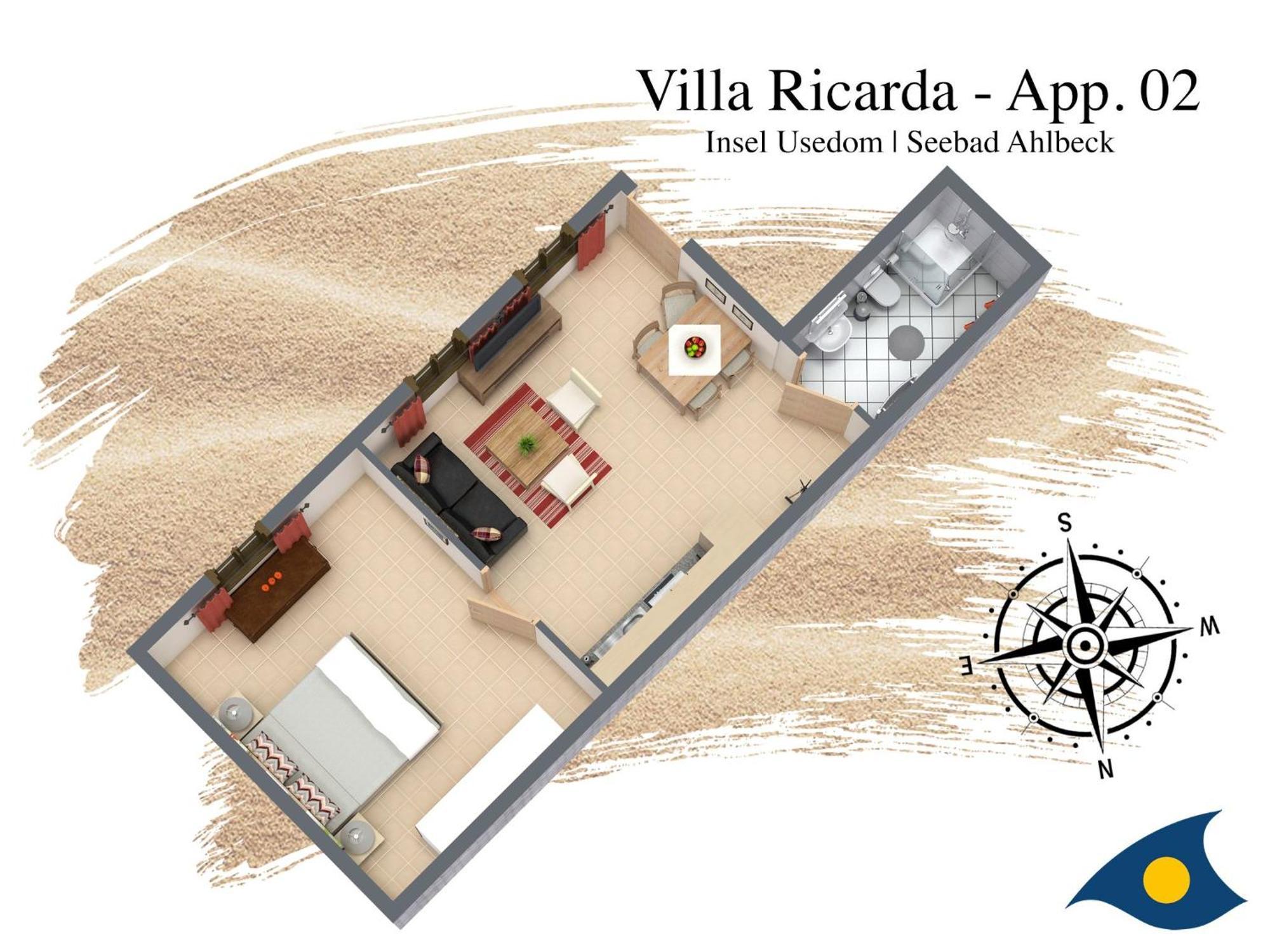 Villa Ricarda Whg 02 Heringsdorf  Luaran gambar